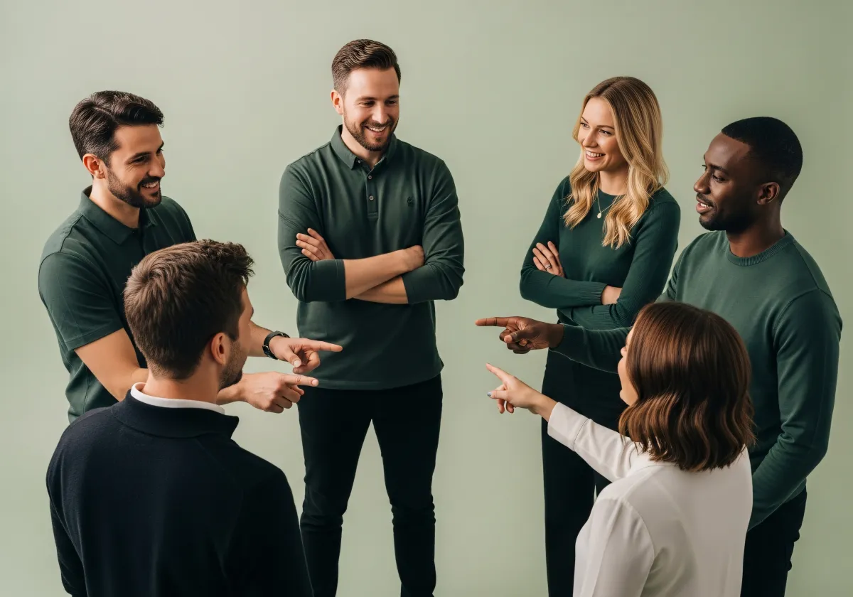 Groupe d’adultes pratiquant ensemble